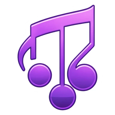 glitter music purple cyberpunk sticker