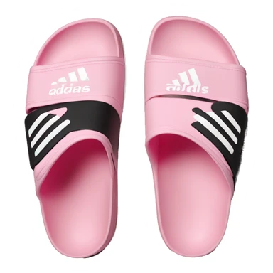 adidas adilettes sandals comfort pink cloud and black sticker