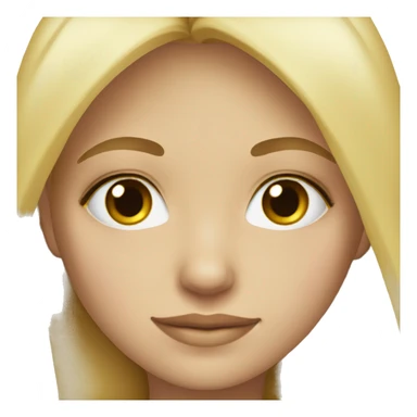 Girl blond eye bleu  sticker