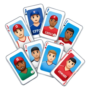 sport card trading sticker