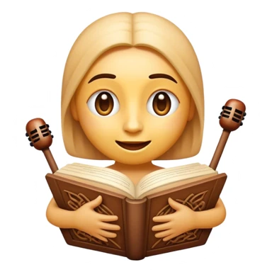 Cinematic Realistic Klapa Music Pop Culture Emoji, depicted with a soulful portrayal of traditional Croatian vocal music rendered with delicate textures and warm, cultural lighting. sticker