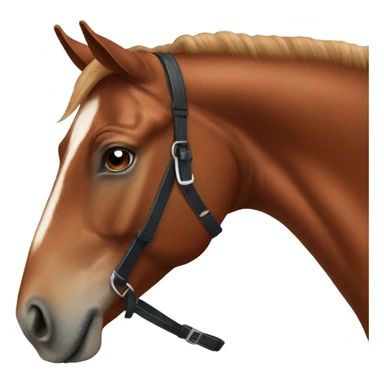 Chestnut horse sticker