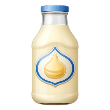 Glass Bottle of Mayonnaise sticker