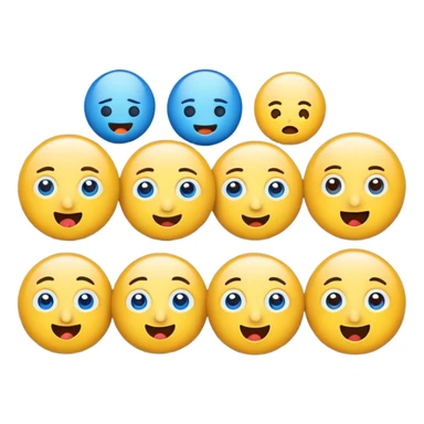 create funny emojis for bluechemGROUP sticker