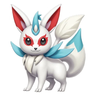 Zangoose-Meloetta-Minccino-Absol-Pachirisu-fusion sticker