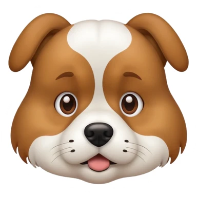 Dog feeling stressed sticker