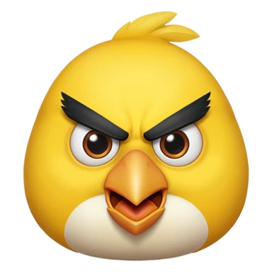 Angry brid emoji sticker