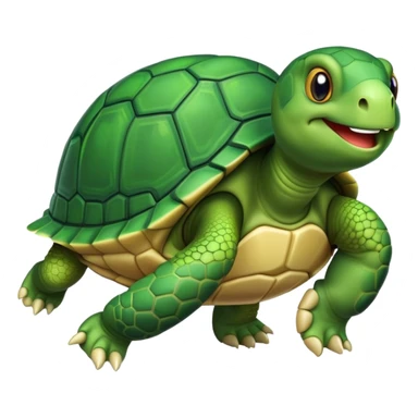 Breakdancende Schildkröte sticker