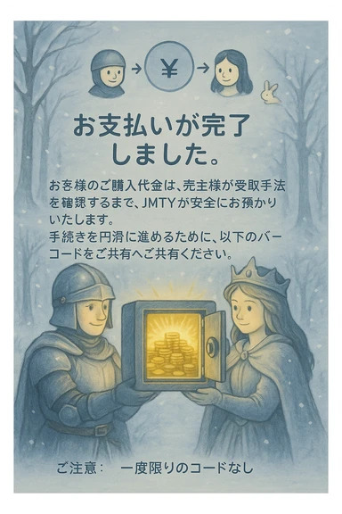 ладно измени сюжет кардинально, сохрани текст, сохрани значки , но измени сюжет фон персонажей
по центру так же место для кьюа


сделай сюдет зимний, парень рыцарь а девушка принцеса там где кьюар это не просто блок а большой сейф 

О отлично и теперь перерисуй якобы сейф открыт а оттуда ярких яркий ослепляющий свет желтный( типа свет монет)  sticker