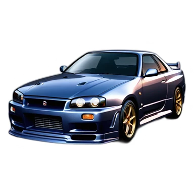 Nissan skyline r34 sticker