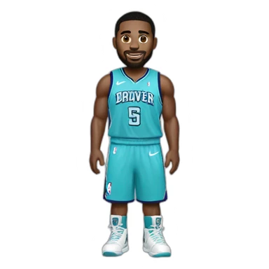 a frozen nba player sticker