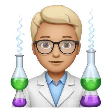 scientist sticker