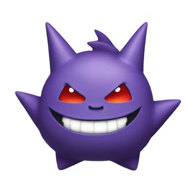 Gengar in the move box  sticker