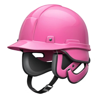 a pink helmet sticker
