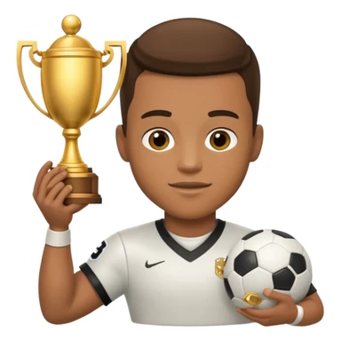 trophy football player  sticker