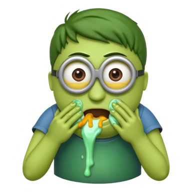 🤮🤢 minion sticker