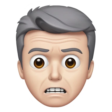 Very Wide Rick Astley with a kinda worried face but his upper teeth are sticking out and he is gray and you could barely see parts of him sticker