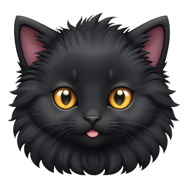 black kitten sticker