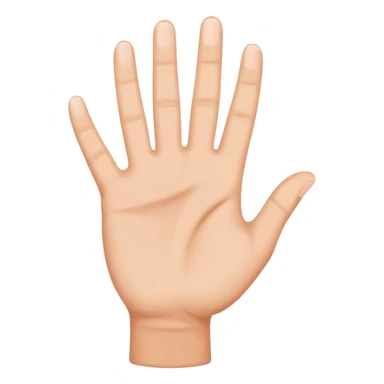 Una mano en forma de L sticker