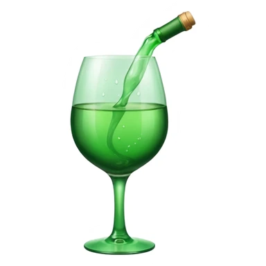 green wine emotivon sticker