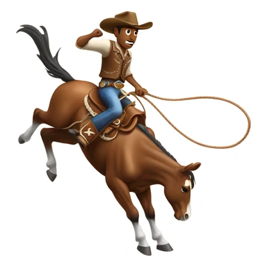 Team roper sticker