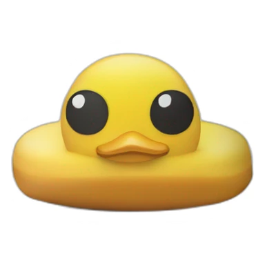 Coussin sur canard sticker