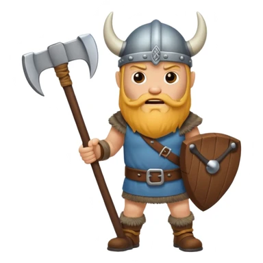 A Viking with a axe sticker
