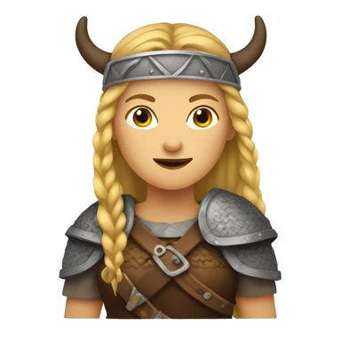 Female Viking  sticker