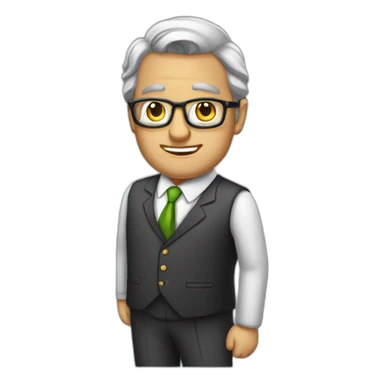 empresario con mucho dinero sticker