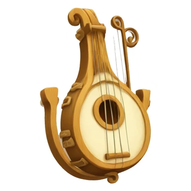 bard lyre sticker