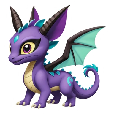 Meloetta-Raikou-Spyro-Toothless-Stitch-Pokémon-Fakémon-creature-hybrid sticker