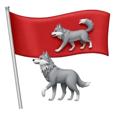 Flag that says #Wolf99 sticker