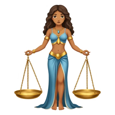 The justice Tarot Card sticker