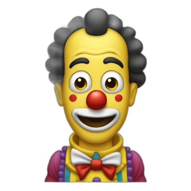 payaso-circo-homero sticker