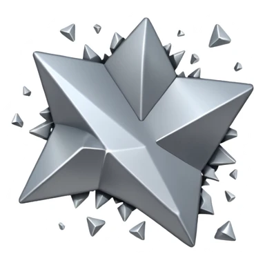 falling debris sticker