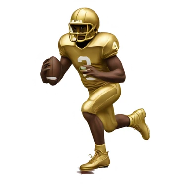 Heisman trophy replica sticker