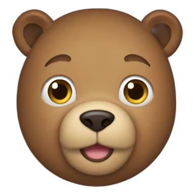 Carmy the bear sticker