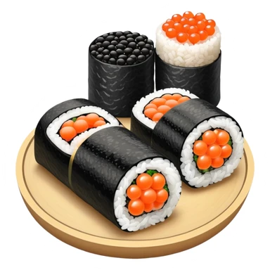 Caviar sushi sticker