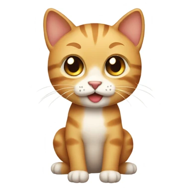 do a cute cat sticker
