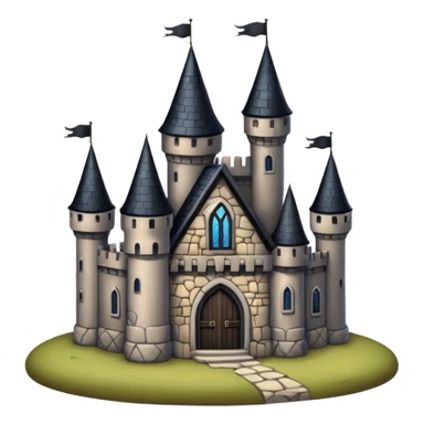 Дом с замком sticker