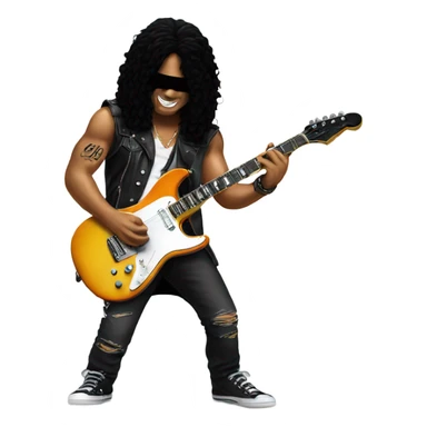 slash with fender sticker