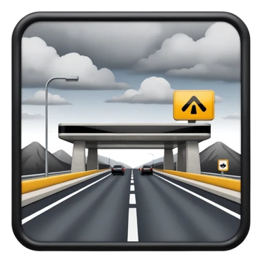 highway tol plaza sticker