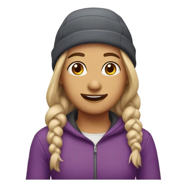 Uma rapariga a andar de patins  sticker