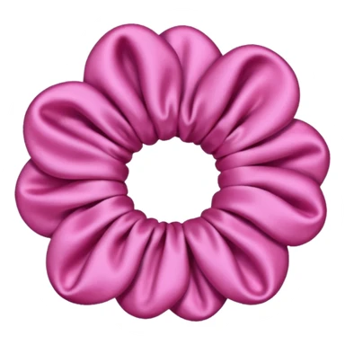 Pink Hair scrunchie sticker