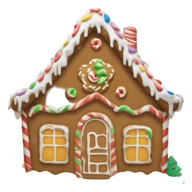 gingerbread house sticker