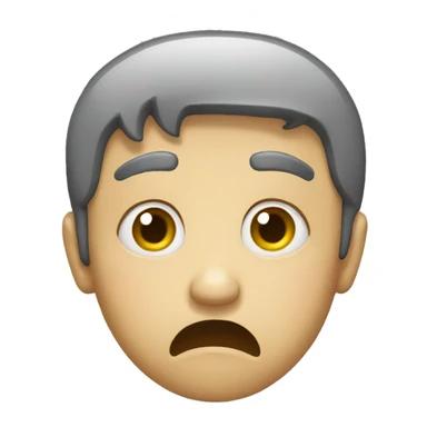 Unamused face sticker