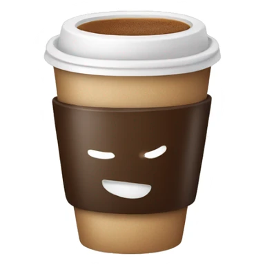 “Strong coffee in a cup.” sticker