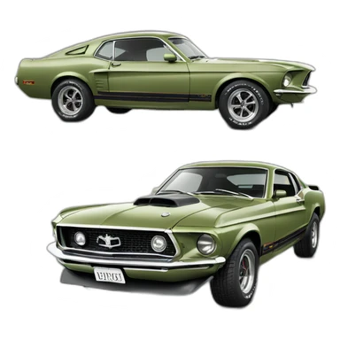 Mustang 1969 sticker