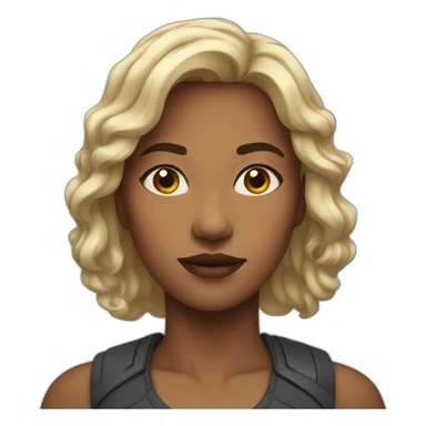 strong woman sticker