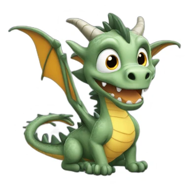 Krokmou dragon sticker
